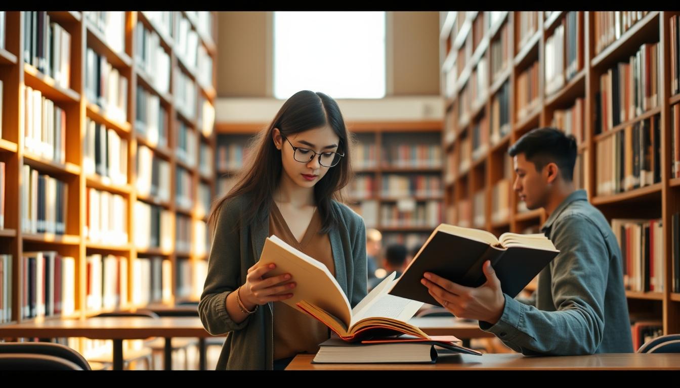 Students collaborating in study space